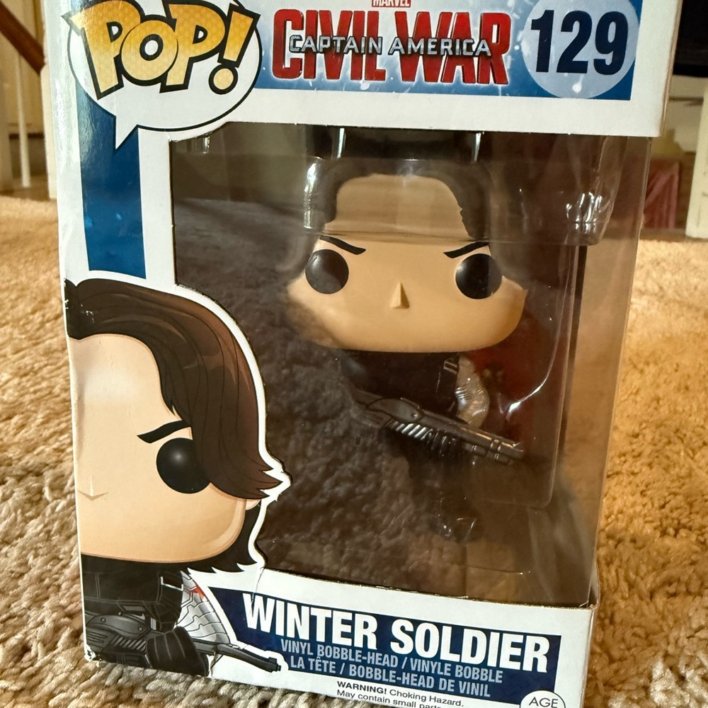 Funko Pop! Winter Soldier from Captain America: Civil War Figure